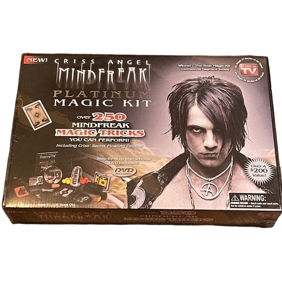APWI Other - New In Box Criss Angel Mindfreak Platinum Magic Kit Factory Sealed 2009 With DVD